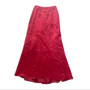 Size 12 David's Bridal Tailored Red  Trumpet Skirt
